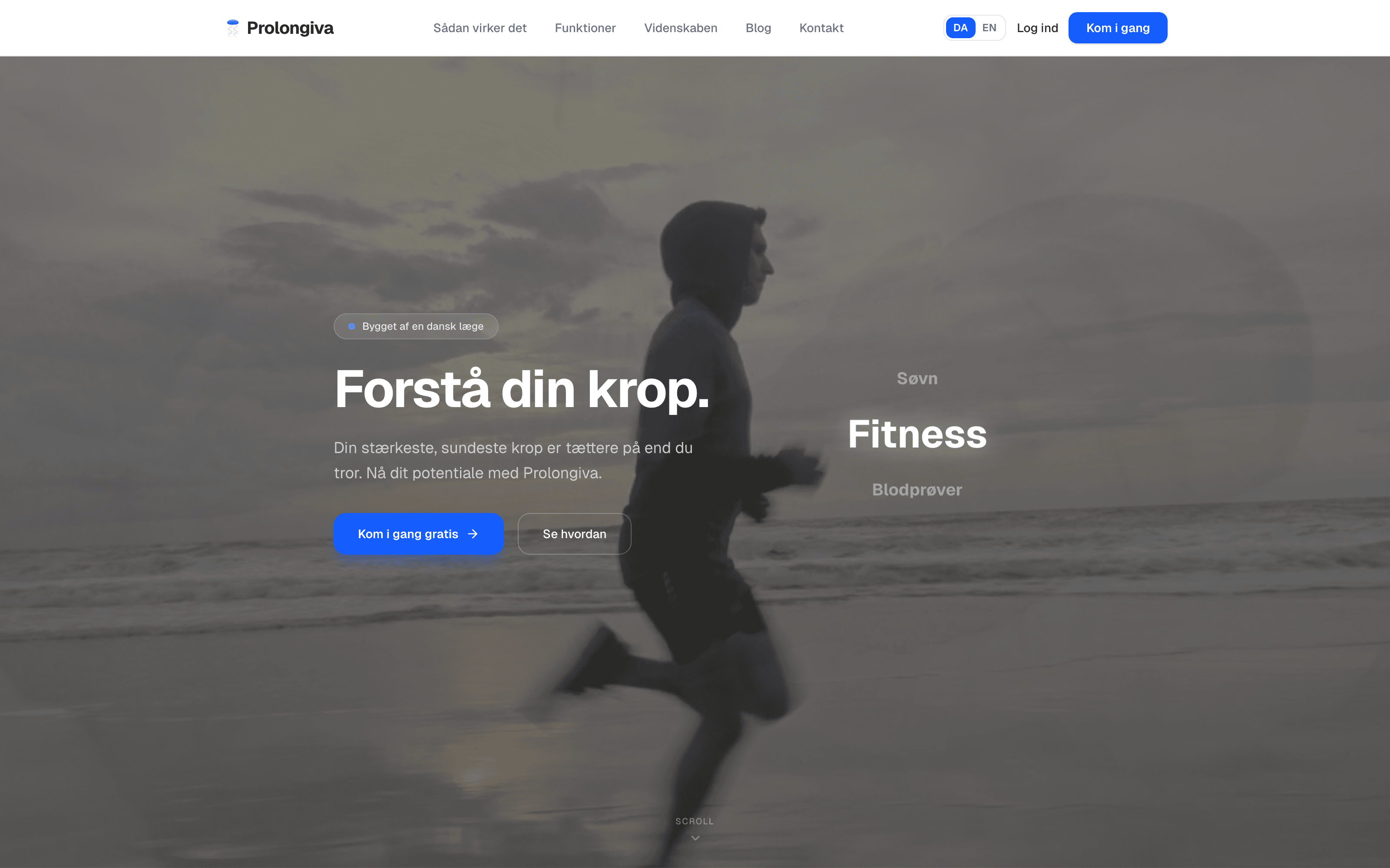 Prolongiva — skærmbillede